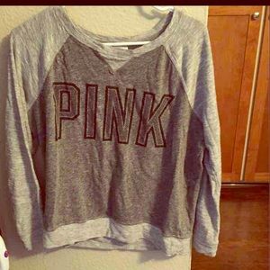 Pink Victoria's Secret sweat shirt